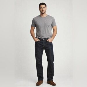 AG Adriano Goldschmied Protege Straight Leg Jeans Men’s 34x32 Dark Wash NWOT